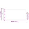 vidaXL Tenda da Sole Laterale Retrattile 140 x 300 cm Marrone