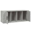 vidaXL Mobile per TV Grigio Cemento 100x35x40 cm Legno Multistrato