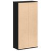 vidaXL Libreria Nera 50x25x105 cm in Legno Multistrato