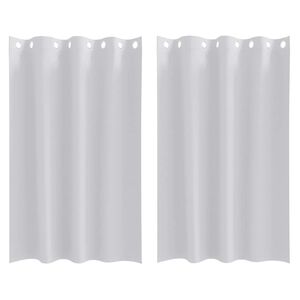 vidaXL Tende Blackout con Anelli 2 pz Grigio Chiaro 175 x 140 cm