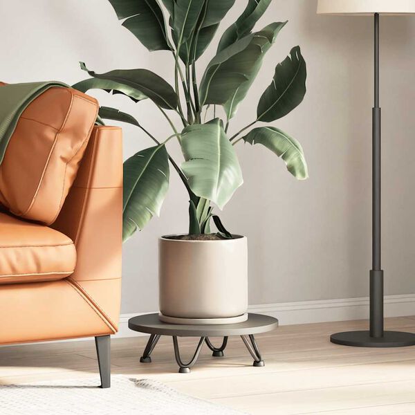 vidaXL Gambe a forcina per tavolino 4 pz in acciaio naturale 10 cm in acciaio massiccio