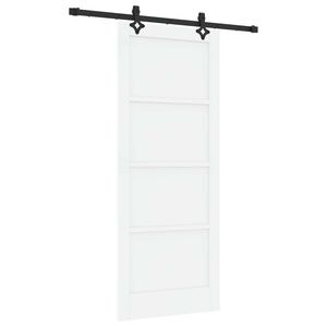 vidaXL Porta scorrevole ORKDAL Bianco 83 x 202 cm