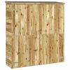 vidaXL Rimessa Attrezzi da Giardino 163x50x171 cm in Pino Impregnato