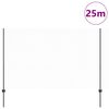 vidaXL Recinzione con Posto Grigio 1,5 x 25 m Acciaio