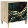 vidaXL Mobile da Bagno WIJHE Sonoma 60 x 40 x 60 cm