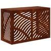 vidaXL Copertura per condizionatore d'aria Ruggine 90 x 40 x 60 cm
