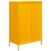 vidaXL Credenza Giallo Senape 68x39x101,5 cm in Acciaio