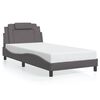 vidaXL Giroletto Viana senza Materasso Crema 100x200 cm in Similpelle