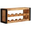 vidaXL Portabottiglie 100 x 45 x 33 cm Legno di Mango Grezzo Massiccio