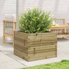vidaXL Fioriera da Giardino 60x60x46 cm in Legno di Pino Impregnato