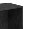 vidaXL Libreria Rovere Nero 40 x 30 x 77 cm Legno multistrato
