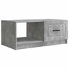 vidaXL Tavolino da salotto Grigio Cemento 90 x 50 x 37 cm