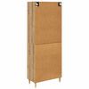 vidaXL Credenza con cassetto Rovere artigianale 69,5 x 34 x 180 cm
