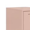 vidaXL Credenza Rosa 36x39x123 cm in Acciaio