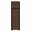 vidaXL Mobile da Bagno con cassetto Rovere Marrone 30,5 x 30 x 101 cm