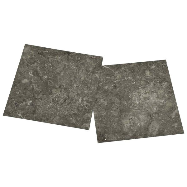 vidaXL Tavole per Pavimenti 55 pcs Grigio 5,11 m&sup2; PVC