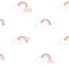 Noordwand Carta da Parati Mondo baby Rainbows Bianco e Rosa