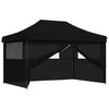 vidaXL Tenda Party Nero 292 x 440 x 315 cm Tessuto Oxford