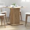 vidaXL Tavolo Pranzo Rovere Artigianale 80x80x75 cm Legno Multistrato