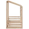 vidaXL Letto per Bambini con Tetto 75x190 cm in Legno Massello di Pino