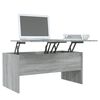 vidaXL Tavolino Grigio Sonoma 102x50,5x46,5 cm in Legno Multistrato