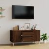 vidaXL Mobile Porta TV Rovere Marrone 102x44,5x50 cm Legno Multistrato