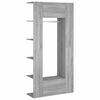 vidaXL Mobili da Corridoio 2 pz Grigio Sonoma in Legno Multistrato