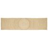 vidaXL Tappeti per area Bianco 80 x 400 cm Juta