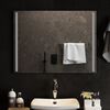 vidaXL Specchio da Bagno con Luci LED 80x60 cm