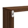 vidaXL Mensole Muro Cubo 2 Rovere Marrone 80x15x26,5 Legno Multistrato