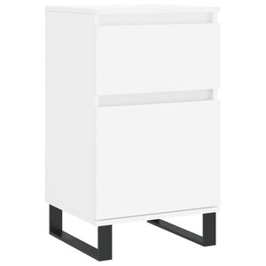 vidaXL Credenza Bianca 40x35x70 cm in Legno Multistrato