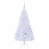 vidaXL Albero di Natale artificiale Bianco 150 cm PVC e Acciaio