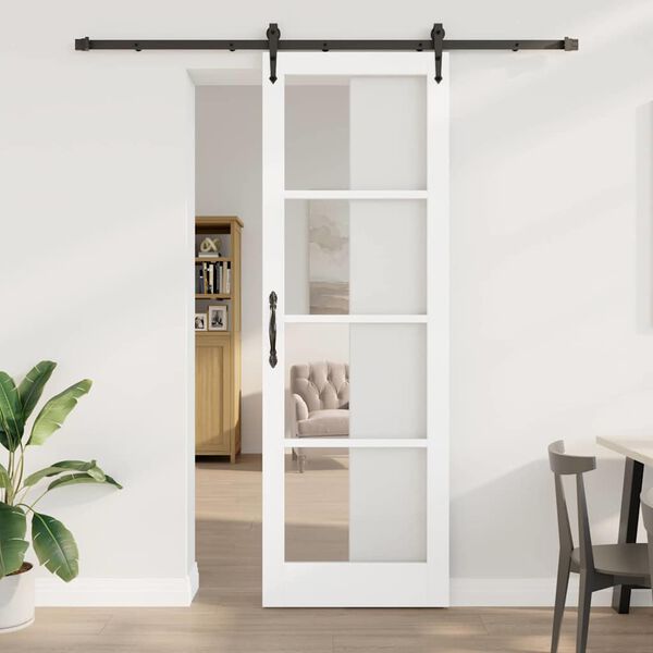 vidaXL Porta scorrevole ORKDAL Bianco 78 x 232 cm
