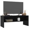vidaXL Mobile Porta TV Nero 100x40x40 cm in Legno Multistrato