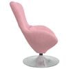 vidaXL Poltrona uovo Rosa 63 x 73 x 90 cm Velluto