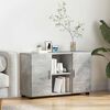 vidaXL Credenza con porta FLORIN Grigio cemento 88,5 x 30,5 x 55,5 cm
