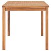 vidaXL Set da pranzo da giardino 5 pz 140x80 cm in legno massello di teak