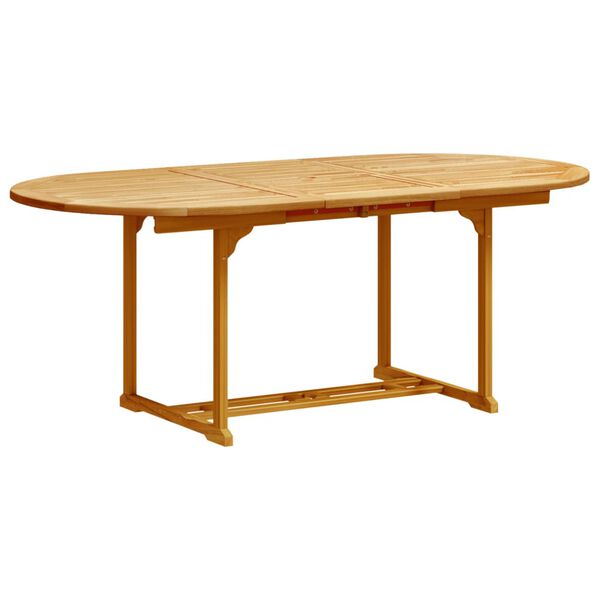 vidaXL Set Pranzo da Giardino 7pz Legno Massello di Acacia e Textilene