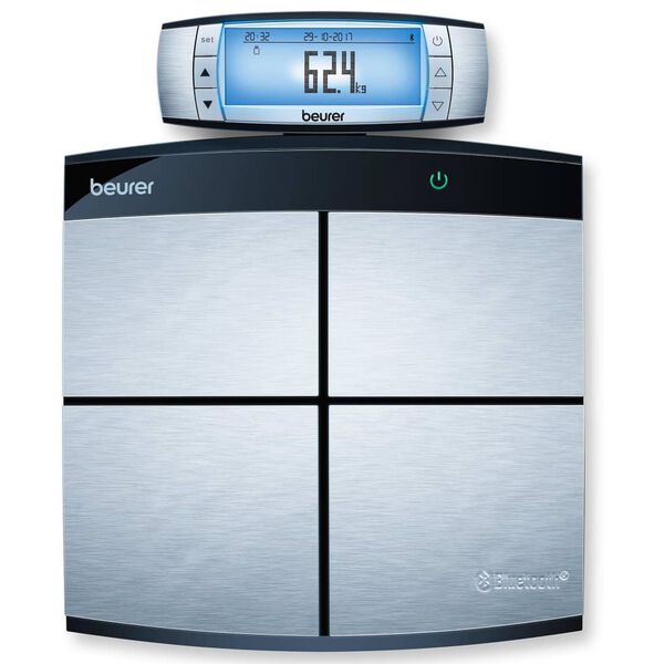 Beurer Bilancia Pesapersone Diagnostica BF 105 Nero e Argento