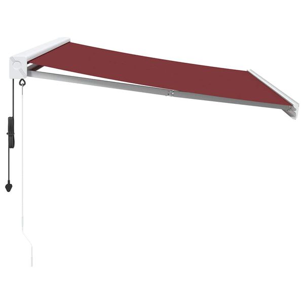 vidaXL Tenda da Sole Retrattile Automatica Bordò 300x250 cm
