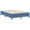 vidaXL Struttura letto piattaforma Blu 140 x 200 cm Tessuto