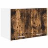 vidaXL Armadio pensile Rovere Affumicato e Bianco 60 x 31 x 40 cm