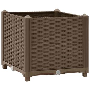 vidaXL Fioriera Rialzata 40x40x38 cm in Polipropilene