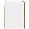 vidaXL Armadio pensile 2 pcs Legno Antico e Bianco 40 x 31 x 40 cm