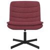 vidaXL Sedia girevole Rosso Vino 63 x 75 x 76 cm Tessuto