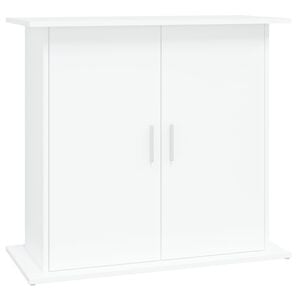 vidaXL Supporto per Acquario Bianco 81x36x73 cm in Legno Multistrato