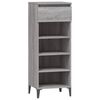 vidaXL Scarpiera Grigio Sonoma 40x36x105 cm in Legno Multistrato