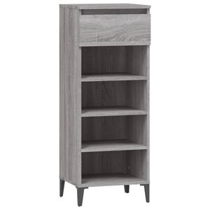 vidaXL Scarpiera Grigio Sonoma 40x36x105 cm in Legno Multistrato