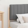 vidaXL Letto con Testiera Rivestita Grigio chiaro 80 x 200 cm