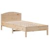 vidaXL Letto senza Materasso 90x200 cm in Legno Massello di Pino